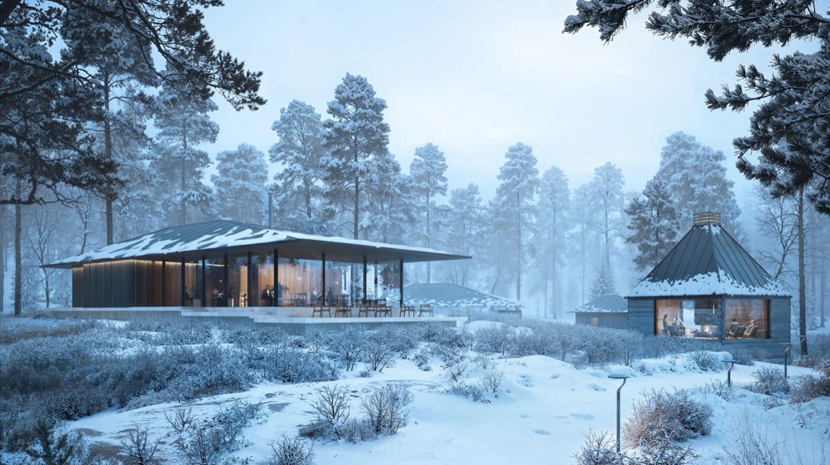 Lapland Retreat — 3D visualization by Octarine Studio